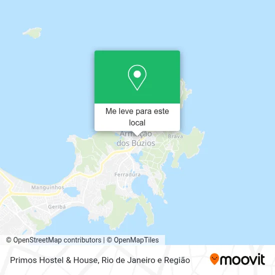 Primos Hostel & House mapa