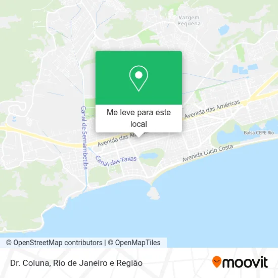 Dr. Coluna mapa