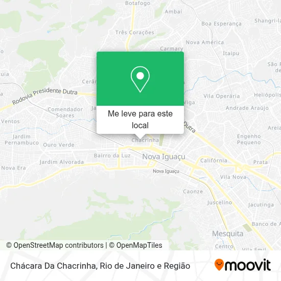 Chácara Da Chacrinha mapa