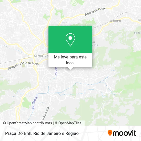 Praça Do Bnh mapa