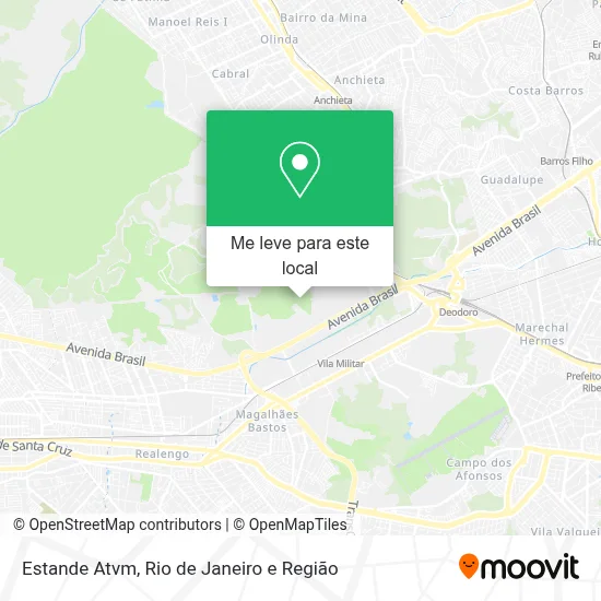 Estande Atvm mapa
