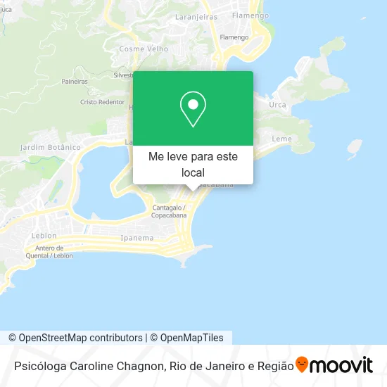 Psicóloga Caroline Chagnon mapa