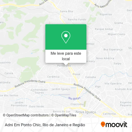 Adni Em Ponto Chic mapa