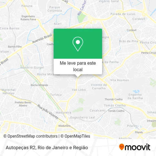 Autopeças R2 mapa
