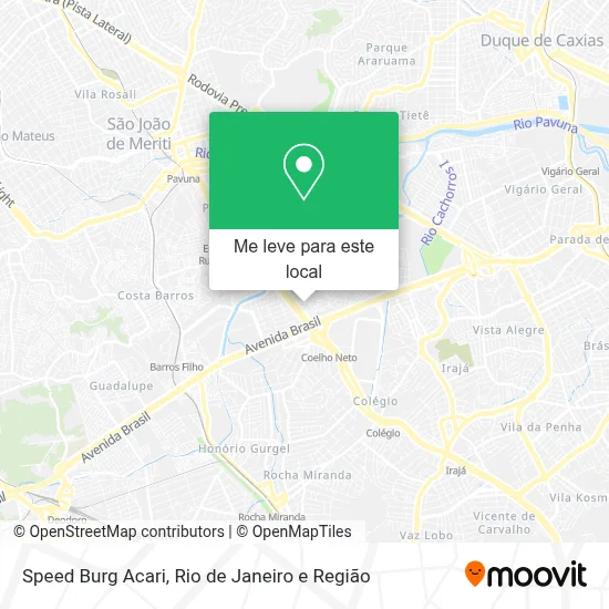 Speed Burg Acari mapa