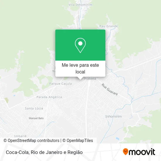 Coca-Cola mapa