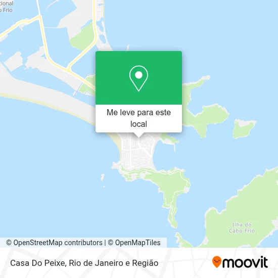 Casa Do Peixe mapa