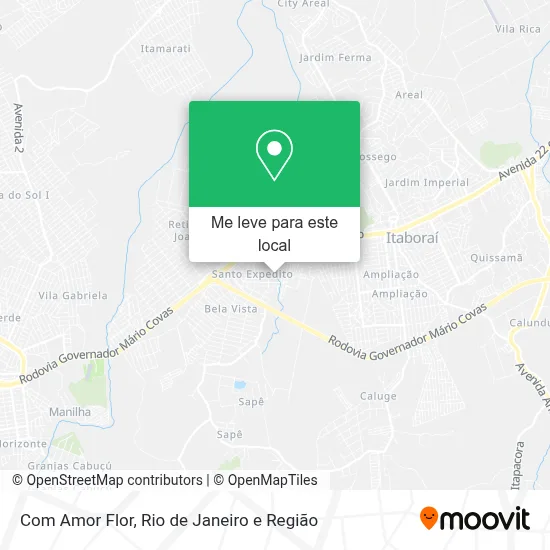 Com Amor Flor mapa
