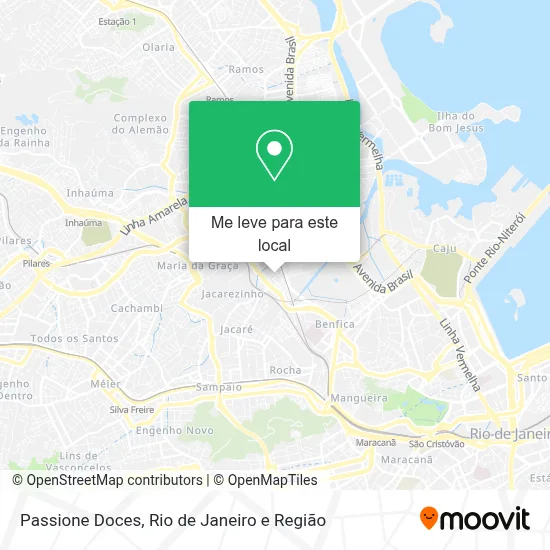Passione Doces mapa