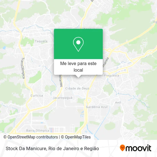 Stock Da Manicure mapa