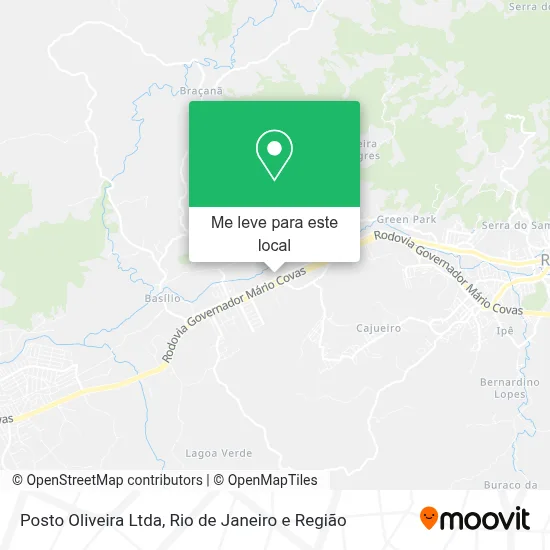 Posto Oliveira Ltda mapa