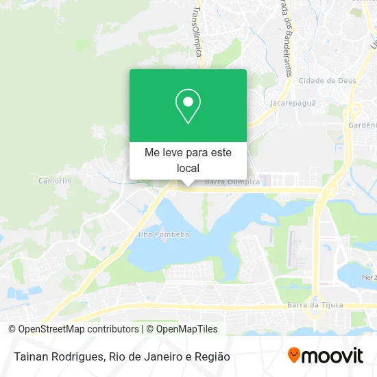 Tainan Rodrigues mapa