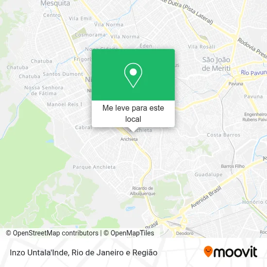 Inzo Untala'Inde mapa
