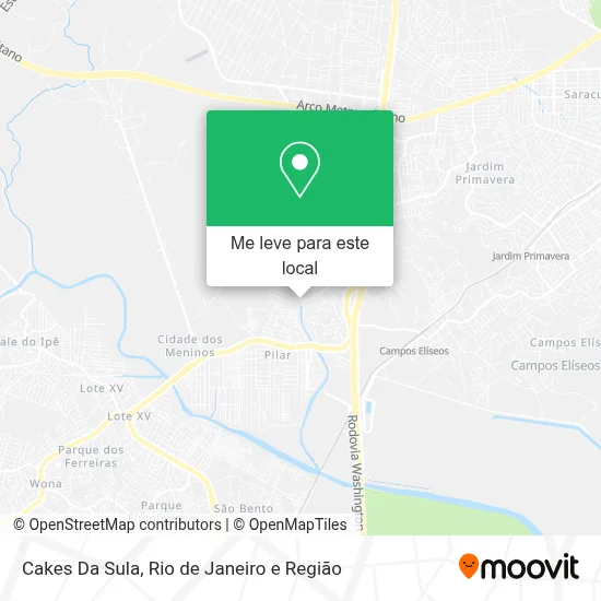Cakes Da Sula mapa