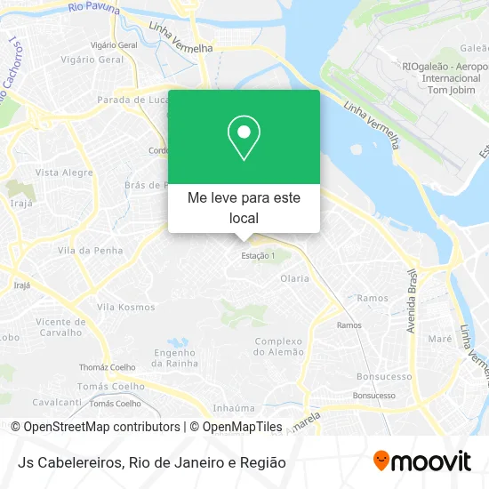 Js Cabelereiros mapa