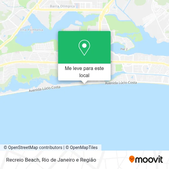 Recreio Beach mapa