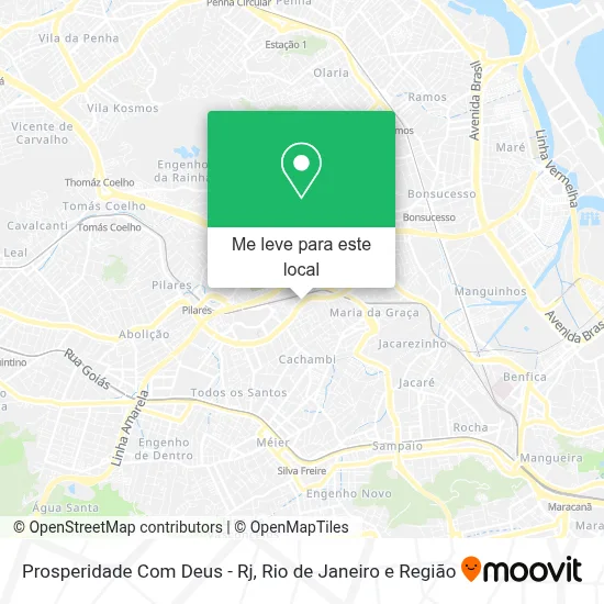 Prosperidade Com Deus - Rj mapa