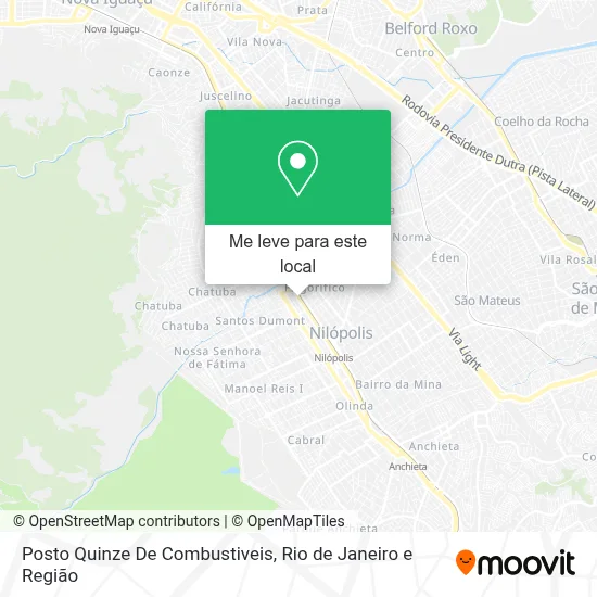 Posto Quinze De Combustiveis mapa
