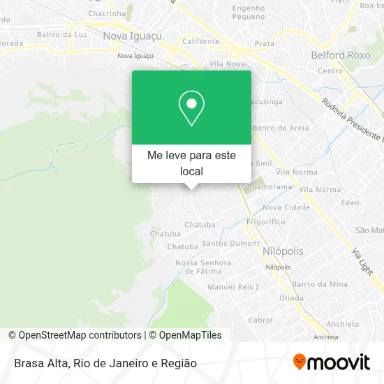 Brasa Alta mapa