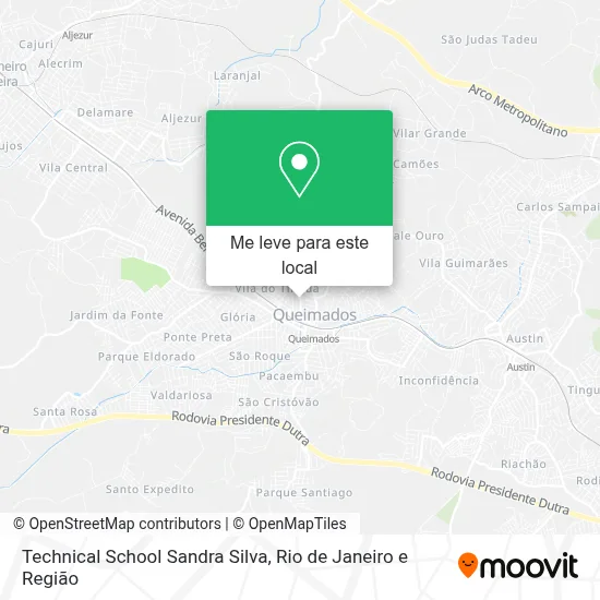 Technical School Sandra Silva mapa