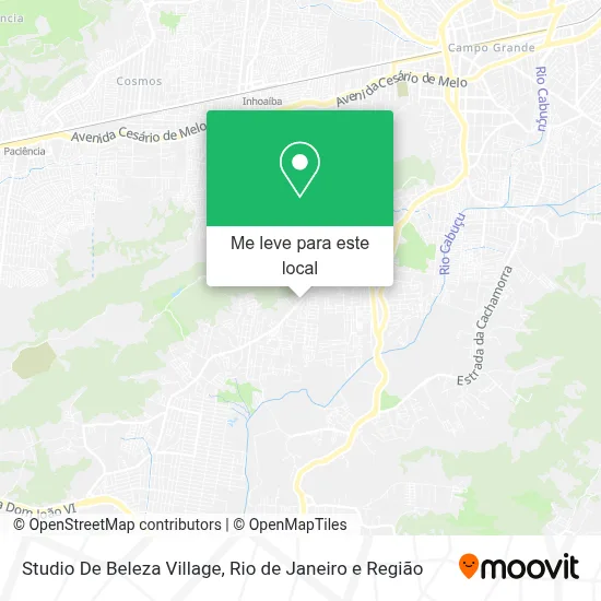 Studio De Beleza Village mapa