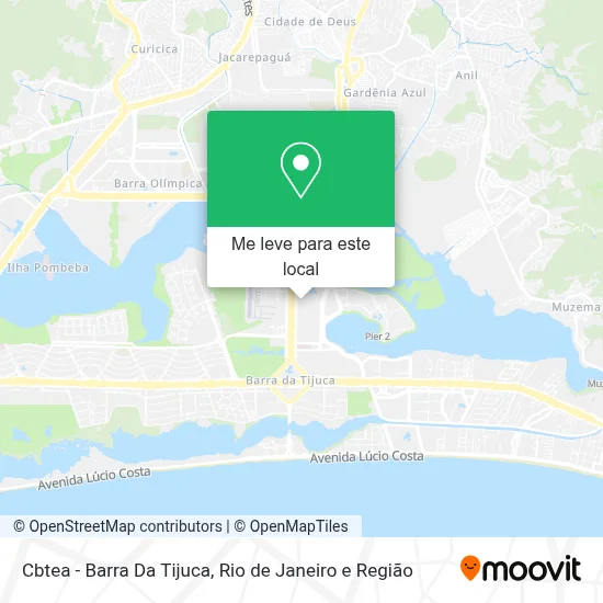 Cbtea - Barra Da Tijuca mapa