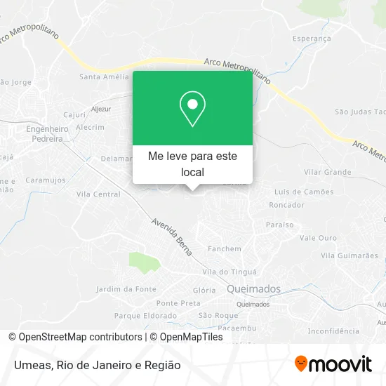 Umeas mapa