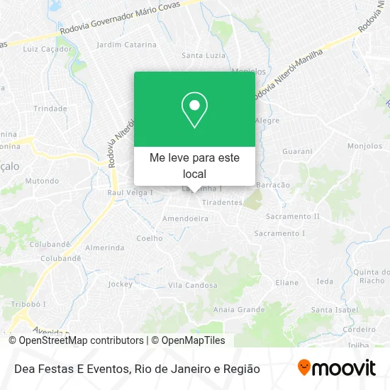 Dea Festas E Eventos mapa