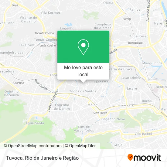 Tuvoca mapa