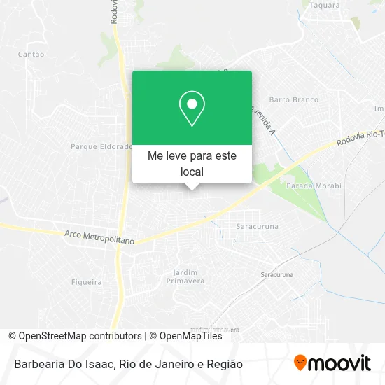Barbearia Do Isaac mapa