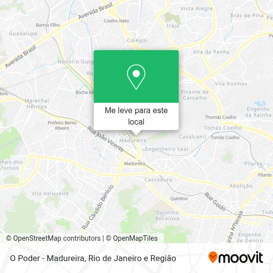 O Poder - Madureira mapa