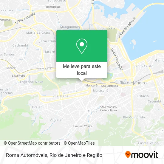 Roma Automóveis mapa