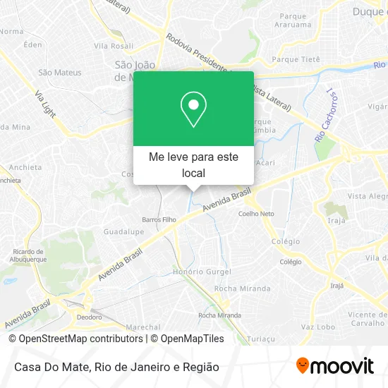Casa Do Mate mapa