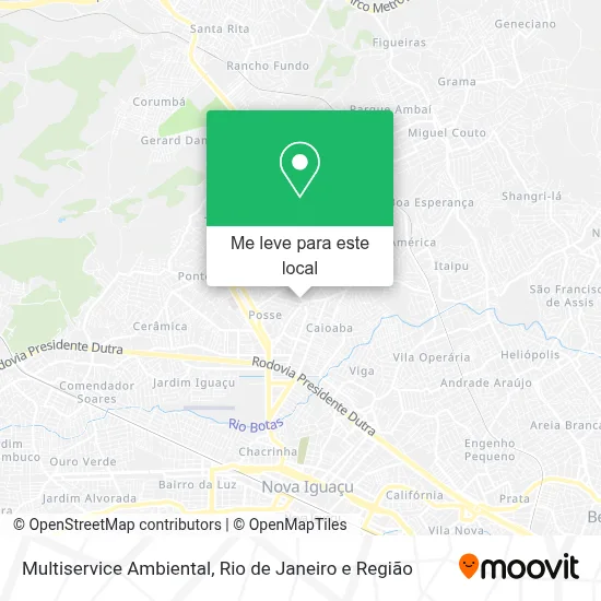 Multiservice Ambiental mapa