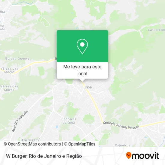 W Burger mapa