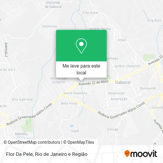Flor Da Pele mapa