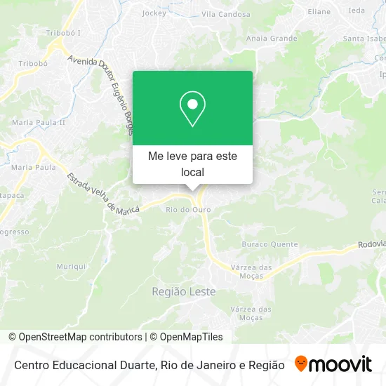 Centro Educacional Duarte mapa