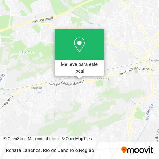Renata Lanches mapa