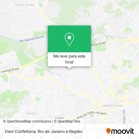 Dani Confeitaria mapa