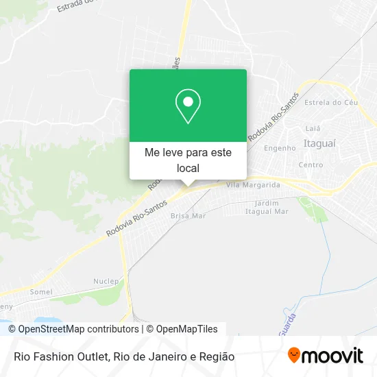 Rio Fashion Outlet mapa