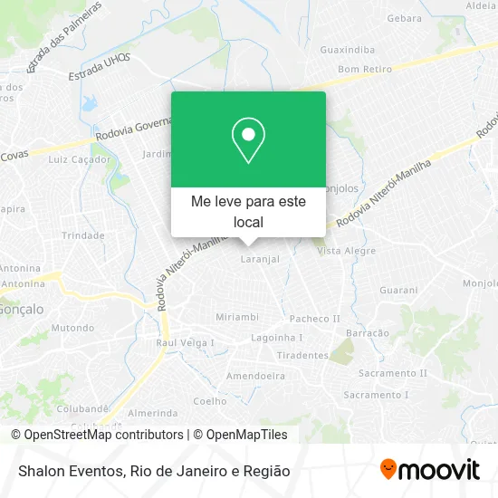 Shalon Eventos mapa
