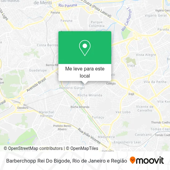 Barberchopp Rei Do Bigode mapa