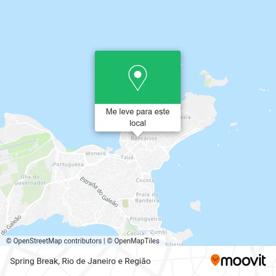 Spring Break mapa
