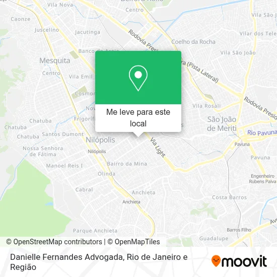 Danielle Fernandes Advogada mapa