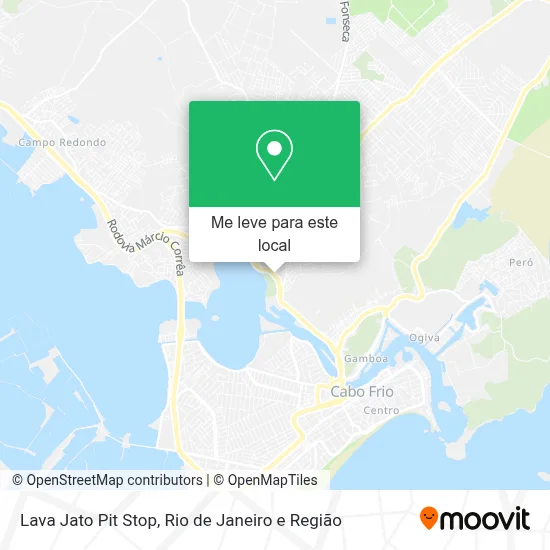 Lava Jato Pit Stop mapa