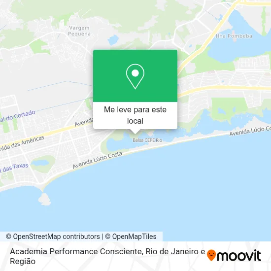 Academia Performance Consciente mapa