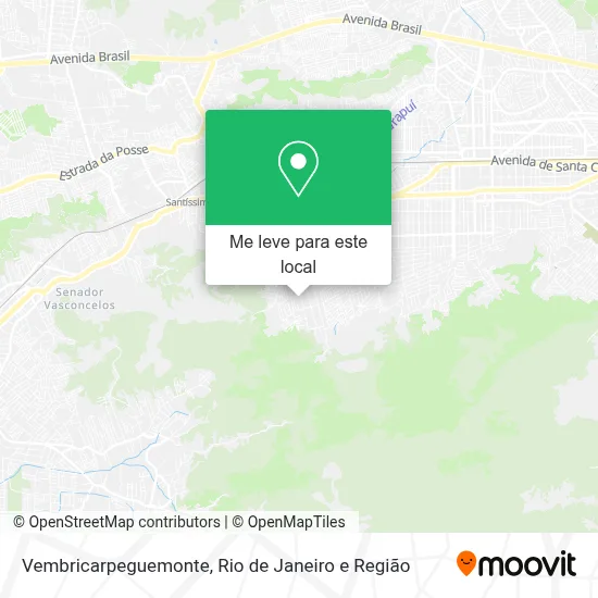 Vembricarpeguemonte mapa
