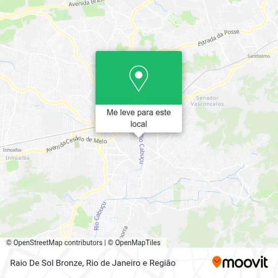 Raio De Sol Bronze mapa