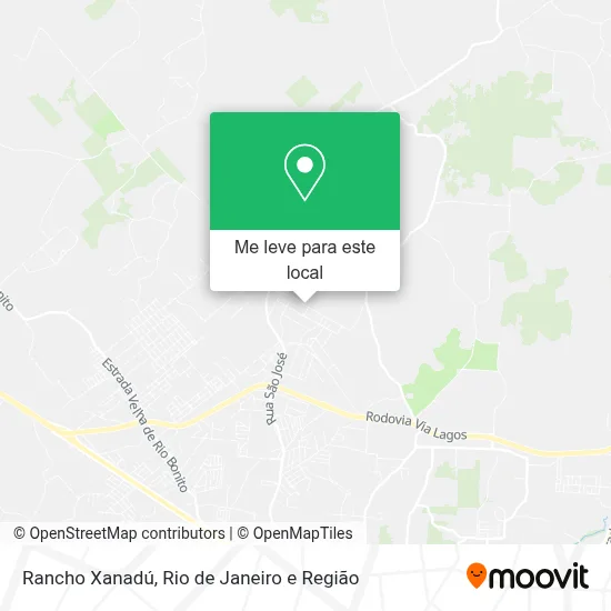 Rancho Xanadú mapa