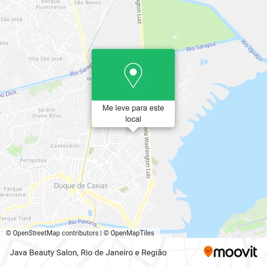 Java Beauty Salon mapa